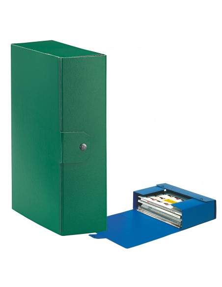 Scatole portaprogetti Eurobox Esselte - dorso 10 cm - 25x35 cm - verde - 390330180 (conf.5)