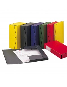 Scatola archivio Project King Mec - Dorso 6 - 26x36 cm - rosso - 00023411 (conf. 5)