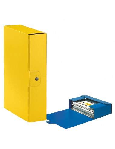 Scatole portaprogetti Eurobox Esselte - dorso 8 cm - 25x35 cm - giallo - 390328090 (conf.5)