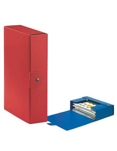 Scatole portaprogetti Eurobox Esselte - dorso 8 cm - 25x35 cm - rosso - 390328160 (conf.5)