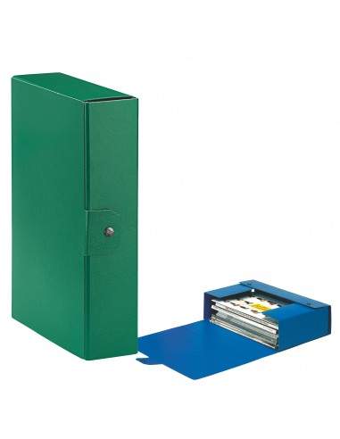 Scatole portaprogetti Eurobox Esselte - dorso 8 cm - 25x35 cm - verde - 390328180 (conf.5)
