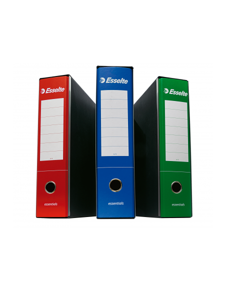 Conf. 6 Registratore Esselte Essentials G75  Dorso 8 cm - Protocollo Esselte - 7