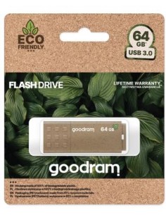 Pendrive GoodRAM 64GB UME3 GREEN USB 3.0 - retail blister Goodram - 1
