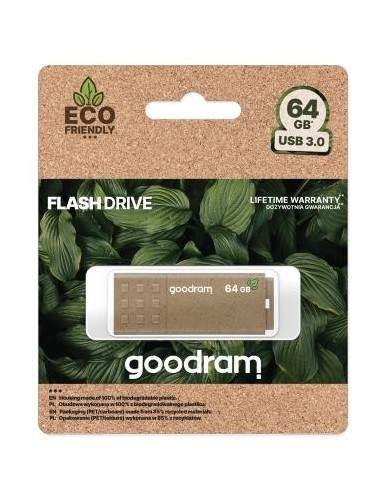 Pendrive GoodRAM 64GB UME3 GREEN USB 3.0 - retail blister Goodram - 1