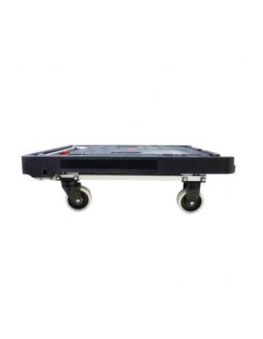 Carrello pieghevole Viso 80x52x87 cm nero - portata 200 kg - alluminio e plastica - RMP900