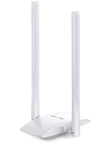 Scheda Wireless USB Wi-Fi N300 antenne alto guadagno 2.4GHz Mercusys - 1