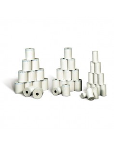 Rotoli POS carta termica 57 mm x 18 mt D.E. 38 mm foro 12 mm - 55 gr/mq - BPA-Free Rotolificio-Pugliese - 2 2