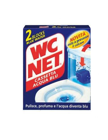 Detergente per cassetta Wc Net acqua blu - 2 pz - M77188 / M74389 (conf.2)