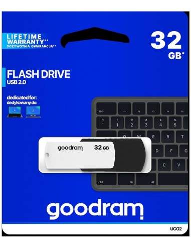 Pendrive GOODRAM Black-White 32GB USB 2.0 - retail blister Goodram - 1
