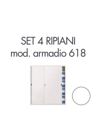 Set 4 ripiani per armadio Tecnical 2 618 bianco 805141163059 Tecnical 2 - 1