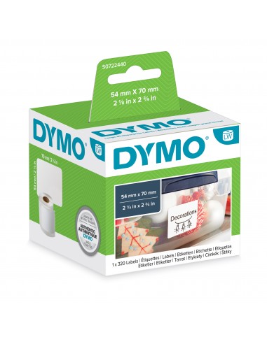 Originale Rotolo 320 Etichette Dymo LabelWriter - 70x54 mm - permanenti - LW 990150 - S0722440 Dymo - 2