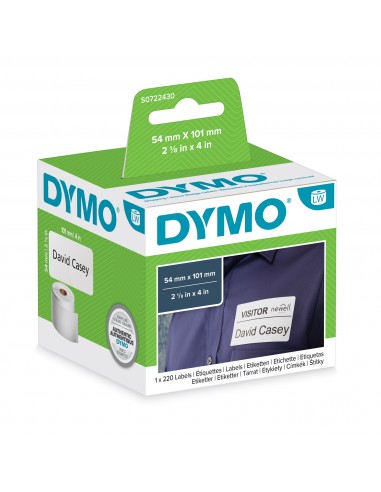 Etichette per Dymo LabelWriter - permanenti - 101x54 mm - bianco - S0722430 (pz.1x220)