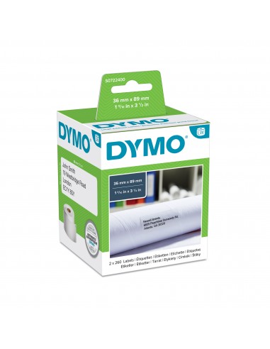 Etichette per Dymo LabelWriter - permanenti - 89x36 mm - bianco - S0722400 (conf.2x260)