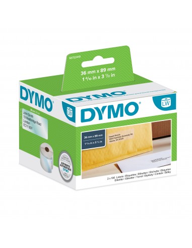 Etichette per Dymo LabelWriter - permanenti - 89x36 mm - trasparente - S0722410 (pz.1x260)