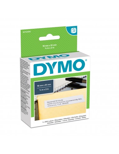 Etichette per Dymo LabelWriter - removibili - 51x19 mm - bianco - S0722550 (pz.1x500)