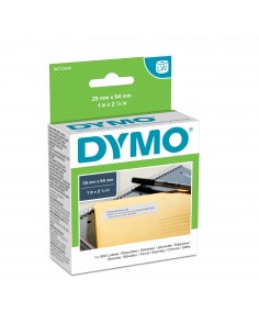 Etichette per Dymo LabelWriter - permanenti - 54x25 mm - bianco - S0722520 (pz.1x500)