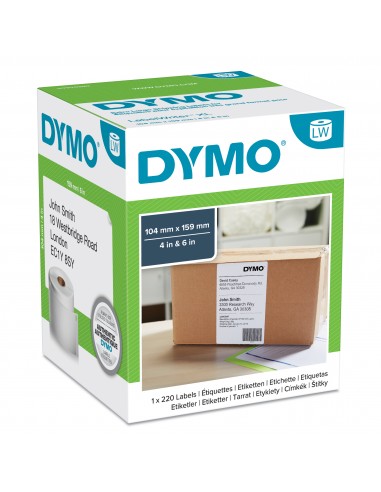 Etichette per Dymo LabelWriter - permanenti - 104x159 mm - bianco - S0904980 (pz.1x220)