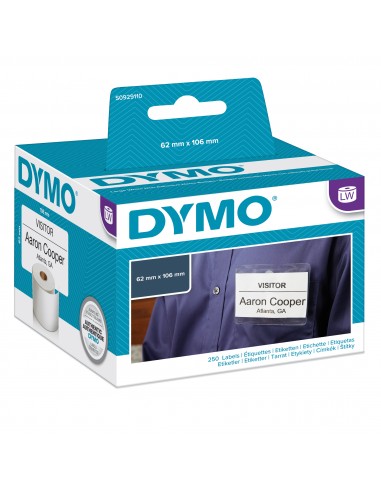 Etichette per Dymo LabelWriter - non adesive - 106x62 mm - bianco - S0929110 (pz.1x250)