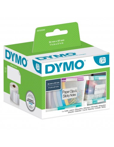 Originale Rotolo 1000 Etichette Dymo LabelWriter - 57x32 mm - removibili - LW 113540 - S0722540 Dymo - 2