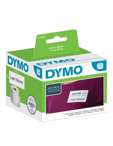 Etichette per Dymo LabelWriter - removibili - 89x41 mm - bianco - S0722560 (pz.1x300)