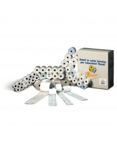 Rotolo bancomat - carta termica neutro - 8 cm - 80 m - 12 mm - 77 mm - BTP0800080012B  (conf.10)