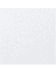 Copertine in cartoncino per rilegatura GBC - A4- goffrato similpelle - bianco - CE040070 (conf.100) 2