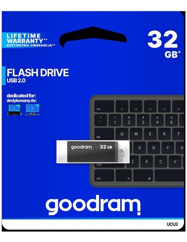 Pendrive GoodRAM 32GB UCU2 USB 2.0 - retail blister Goodram - 1