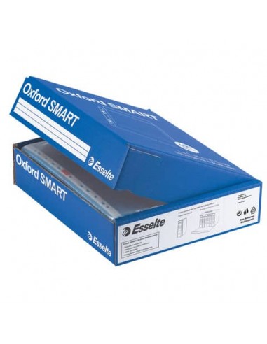 Busta a perforazione universale Esselte - Office lucida - 4 pack x 100 - 22x30 cm - 391098000 (conf.400)