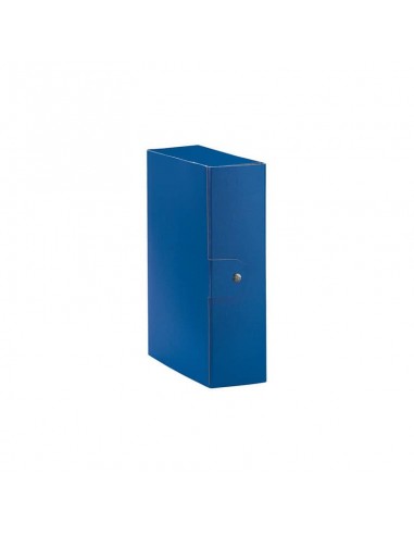 Cartelle portaprogetti Esselte C30 EUROBOX dorso 10 cm presspan biverniciato blu - 390330050