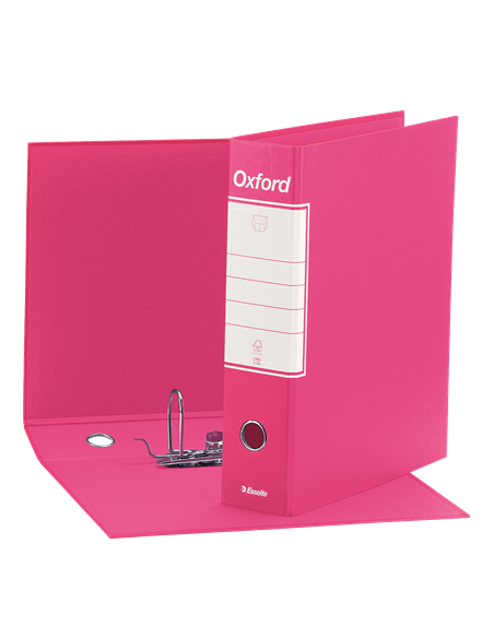 Conf. 6 Registratore Oxford Esselte G83 Oxford - Commerciale - 23x30 cm - dorso 8 cm Esselte - 19