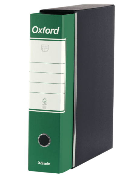 Conf. 6 Registratore Oxford Esselte G85 Oxford - Protocollo - 23x33 cm - dorso 8 cm Esselte - 13