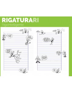 Conf. 10 Quaderni Pigna Q.I. A4 con rigatura speciale per dislessici e disgrafici Pigna - 4 2