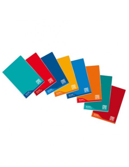 Quaderno Maxi One Color Didattico A4 - disgrafia - colori assortiti - 18+1 fogli confezioni da 6 Blasetti - 10