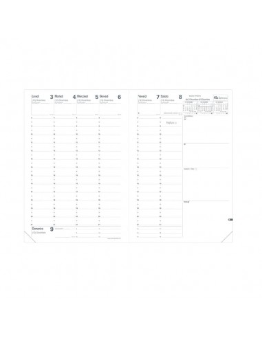 Agenda settimanale Quo Vadis Ministro 16x24 cm - Impala nero 015113Q Quo Vadis - 3