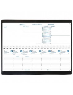 Planning settimanale Quo Vadis Agendascop 30x10 cm - Impala nero 020026Q Quo Vadis - 1 2