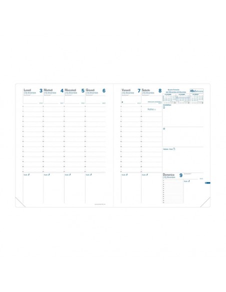 Agenda settimanale Quo Vadis Trinote - Impala 18x24 cm nero 048083Q Quo Vadis - 3