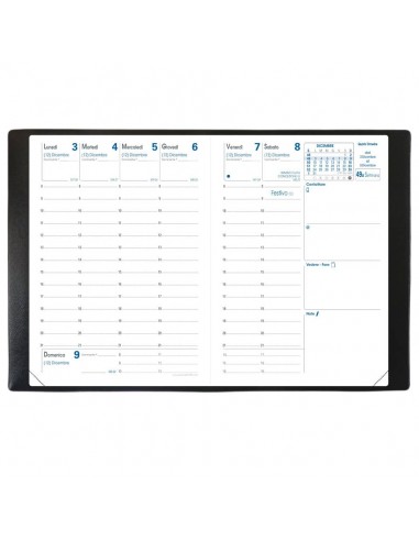 Agenda settimanale Quo Vadis Rigiro - Impala 9x12,5 cm nero 003099Q Quo Vadis - 2 Agenda settimanale Quo Vadis Rigiro - Impala 9x12,5 cm nero 003099Q Quo Vadis - 2
