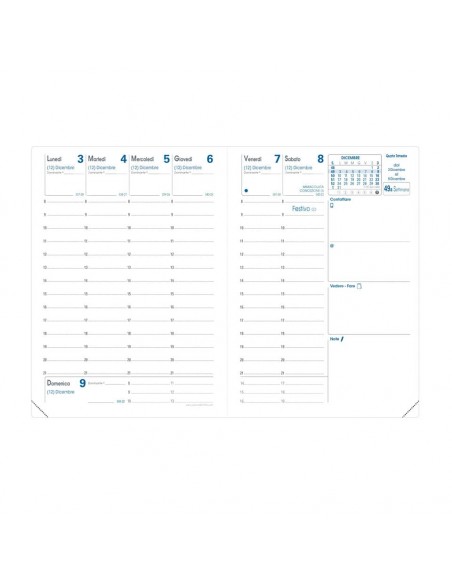 Agenda settimanale Quo Vadis Rigiro - Impala 9x12,5 cm nero 003099Q Quo Vadis - 3 Agenda settimanale Quo Vadis Rigiro - Impala 9x12,5 cm nero 003099Q Quo Vadis - 3