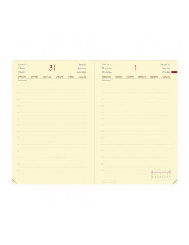 Agenda giornaliera Quo Vadis Daily 21 Prestige Silk 13x21 cm Quo Vadis - 4