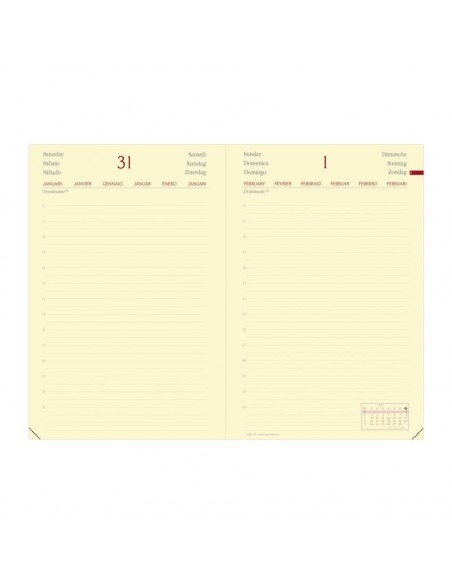 Agenda giornaliera Quo Vadis Daily 21 Prestige Silk 13x21 cm Quo Vadis - 4
