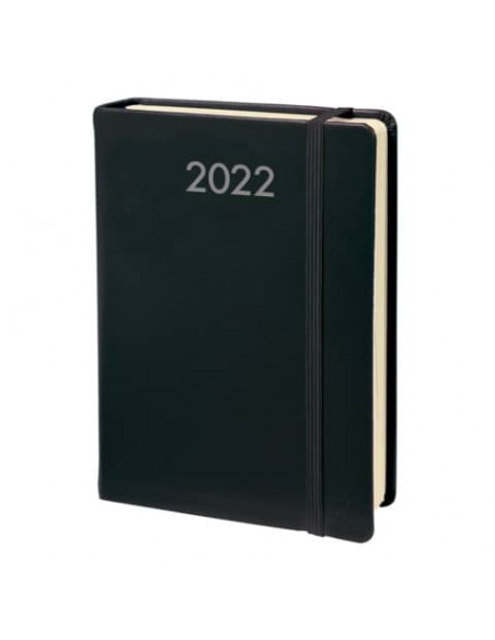 Agenda giornaliera 2022 Quo Vadis Daily Pocket Prestige - Habana 8,8x13 cm nero 617002Q