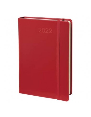 Agenda giornaliera 2022 Quo Vadis Daily 17 Prestige Habana 12x17 cm rosso 37600222MQ