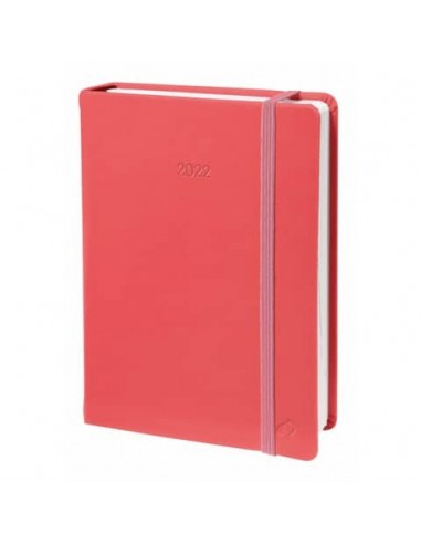 Agenda settimanale 2022 Quo Vadis Affari Prestige Silk 10x15 cm rosso corallo - 28595722MQ