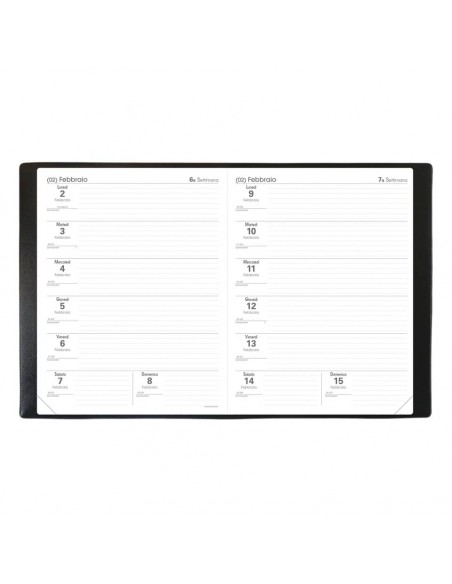 L'Agenda Del Professore Club Quo Vadis 2022 12 mesi AGO-LUG 21x27 cm nero - formato orizzontale - 62604022MQ L'Agenda Del Professore Club Quo Vadis 2022 12 mesi AGO-LUG 21x27 cm nero - formato orizzontale - 62604022MQ