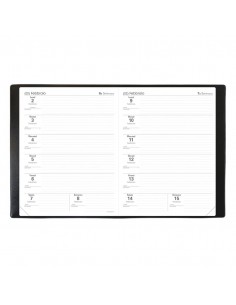 L'Agenda Del Professore Club Quo Vadis 2022 12 mesi AGO-LUG 21x27 cm turchese - formato orizzontale - 62604222MQ 2