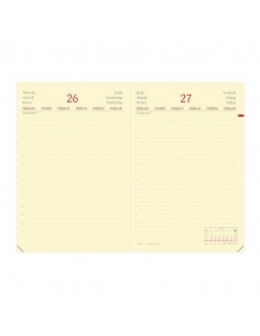 Agenda giornaliera 2022 Quo Vadis Daily 17 Prestige Habana 12x17 cm nero 37600122MQ 2