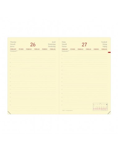 Agenda giornaliera 2022 Quo Vadis Daily 17 Prestige Habana 12x17 cm nero 37600122MQ Agenda giornaliera 2022 Quo Vadis Daily 17 Prestige Habana 12x17 cm nero 37600122MQ
