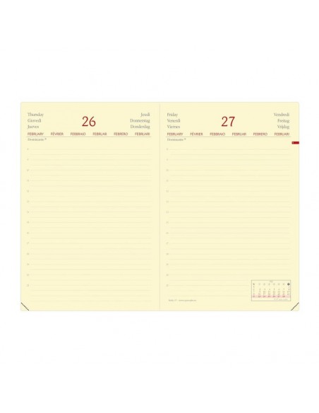 Agenda giornaliera 2022 Quo Vadis Daily 17 Prestige Habana 12x17 cm nero 37600122MQ Agenda giornaliera 2022 Quo Vadis Daily 17 Prestige Habana 12x17 cm nero 37600122MQ