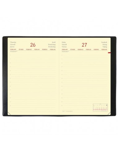Agenda giornaliera 2022 Quo Vadis Daily 17 Prestige Habana 12x17 cm nero 37600122MQ Agenda giornaliera 2022 Quo Vadis Daily 17 Prestige Habana 12x17 cm nero 37600122MQ