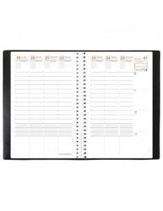 Agenda settimanale 2022 Quo Vadis Time&Life Pocket 10x15 cm rosso 53912622MQ 2